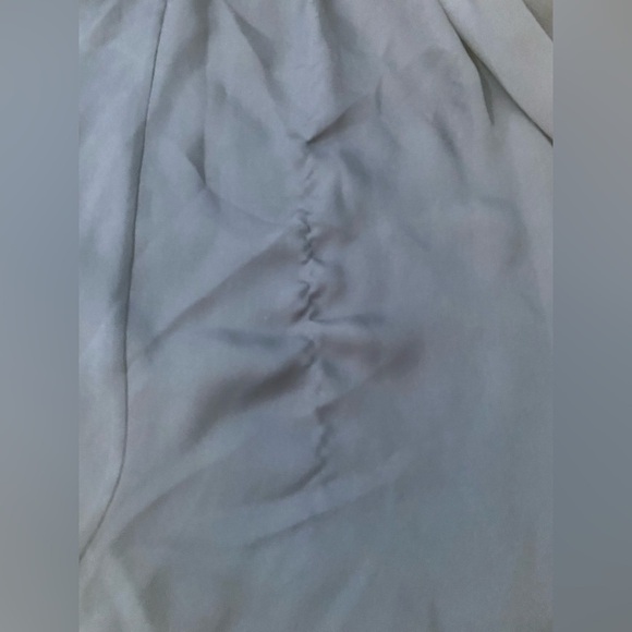 Adrianna Papell Occasions 100% Silk Shell Skirt Navy Blue Womens Plus Size 16 - Picture 3 of 10